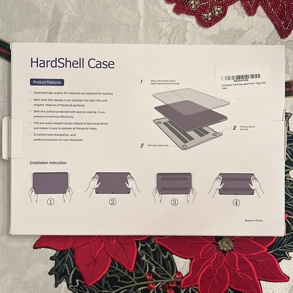 Brand New MacBook Air 15" Clear Hard Case w/ Screen Protector & Webcam Cover - Picture 14 of 16